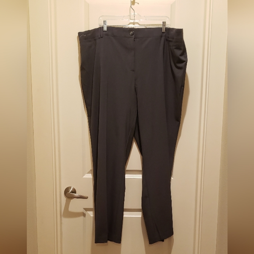 Avenue Women's Elegant Charcoal Slacks
